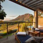 Delaire Graff Luxury Lodge terrace and view Simonsberg mountain (Copy) (Copy)