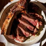 Mill St Bistro – Prime rib of grass fed beef, turbo mash, braised cheek, beer battered onion rings, side salad 2 (Copy)