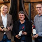 KWV CEO John Loomes, The Mentors winemaker Izele van Blerk and KWV Chief Winemaker Justin Corrans (Copy)