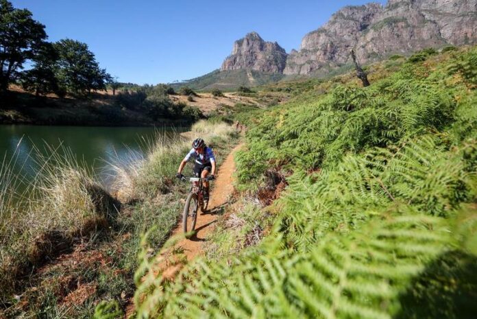 Candice Lill went solo around the halfway mark and never looked back, riding to a victory by 3 minutes and 18 seconds. Photo by Sam Clark.
