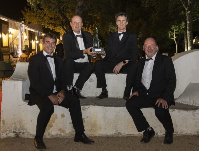 Image 2_Neil, Bussell, Phillip and Hennie Retief at the Wine Harvest Commemorative event (Copy)